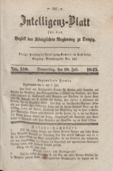 Intelligenz-Blatt für den Bezirk der Königlichen Regierung zu Danzig. 1845, No. 158 (10 Juli)