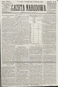 Gazeta Narodowa. 1867, nr 204