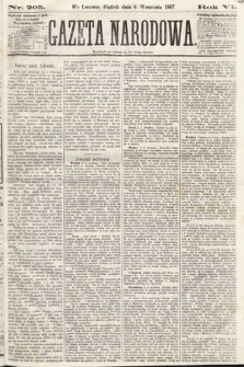 Gazeta Narodowa. 1867, nr 205