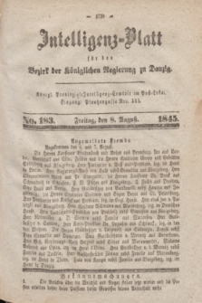 Intelligenz-Blatt für den Bezirk der Königlichen Regierung zu Danzig. 1845, No. 183 (8 August) + dod.