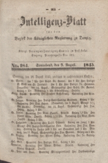 Intelligenz-Blatt für den Bezirk der Königlichen Regierung zu Danzig. 1845, No. 184 (9. August) + dod.