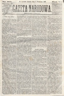 Gazeta Narodowa. 1867, nr 206