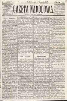 Gazeta Narodowa. 1867, nr 207
