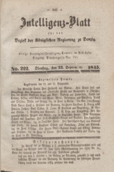 Intelligenz-Blatt für den Bezirk der Königlichen Regierung zu Danzig. 1845, No. 222 (23 September) + dod.