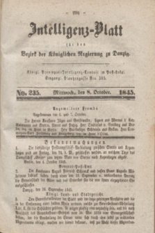 Intelligenz-Blatt für den Bezirk der Königlichen Regierung zu Danzig. 1845, No. 235 (8 October) + dod.