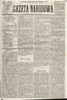 Gazeta Narodowa. 1867, nr 211