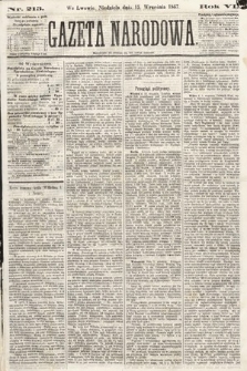 Gazeta Narodowa. 1867, nr 213