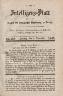 Intelligenz-Blatt für den Bezirk der Königlichen Regierung zu Danzig. 1845, No. 258 (4 November)