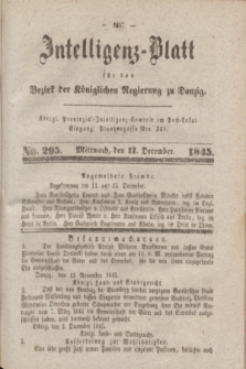 Intelligenz-Blatt für den Bezirk der Königlichen Regierung zu Danzig. 1845, No. 295 (17 December) + dod.