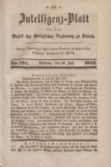 Intelligenz-Blatt für den Bezirk der Königlichen Regierung zu Danzig. 1842, No. 164 (18 Juli)