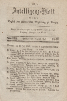 Intelligenz-Blatt für den Bezirk der Königlichen Regierung zu Danzig. 1842, No. 175 (30 Juli) + dod.