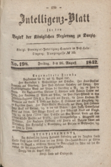 Intelligenz-Blatt für den Bezirk der Königlichen Regierung zu Danzig. 1842, No. 198 (26 August)