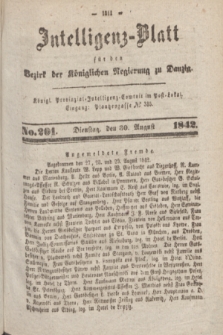 Intelligenz-Blatt für den Bezirk der Königlichen Regierung zu Danzig. 1842, No. 201 (30. August)