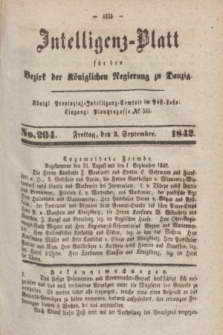 Intelligenz-Blatt für den Bezirk der Königlichen Regierung zu Danzig. 1842, No. 204 (2 September)