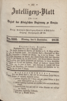Intelligenz-Blatt für den Bezirk der Königlichen Regierung zu Danzig. 1842, No. 206 (5 September)