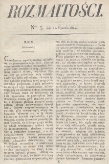 Rozmaitości : oddział literacki Gazety Lwowskiej. 1824, nr 3