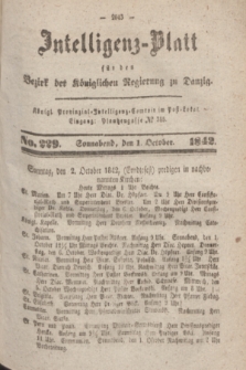 Intelligenz-Blatt für den Bezirk der Königlichen Regierung zu Danzig. 1842, No. 229 (1 October) + dod.