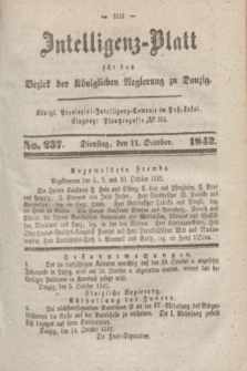 Intelligenz-Blatt für den Bezirk der Königlichen Regierung zu Danzig. 1842, No. 237 (11 October)