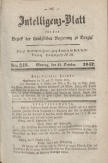 Intelligenz-Blatt für den Bezirk der Königlichen Regierung zu Danzig. 1842, No. 248 (24 October)