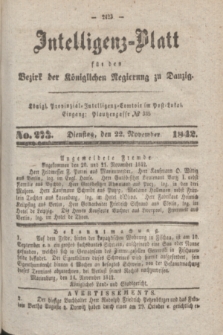 Intelligenz-Blatt für den Bezirk der Königlichen Regierung zu Danzig. 1842, No. 273 (22 November)