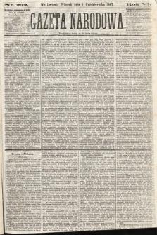 Gazeta Narodowa. 1867, nr 232