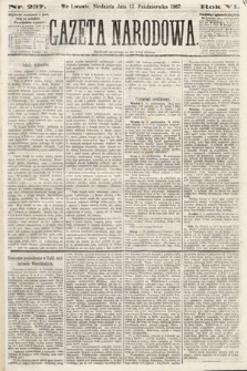 Gazeta Narodowa. 1867, nr 237