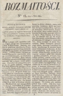 Rozmaitości : oddział literacki Gazety Lwowskiej. 1824, nr 18