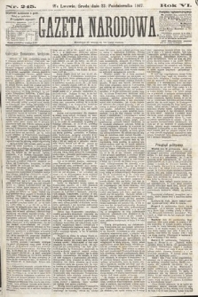 Gazeta Narodowa. 1867, nr 245