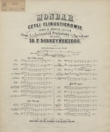Monbar czyli Flibustierowie : opera w trzech aktach. No 19, Scena recitativo e balata