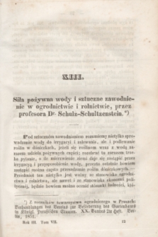 Ziemianin : pismo poświęcone rolnictwu i przemysłowi. R.3, T.7, [poszyt 2] ([luty] 1852) + wkładka