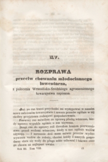 Ziemianin : pismo poświęcone rolnictwu i przemysłowi. R.3, T.8, [poszyt 6] ([czerwiec] 1852) + wkładka