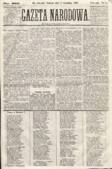 Gazeta Narodowa. 1867, nr 283