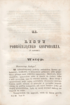 Ziemianin : pismo poświęcone rolnictwu i przemysłowi. R.3, T.9, [poszyt 10] ([październik] 1852) + wkładka