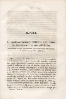 Ziemianin : pismo poświęcone rolnictwu i przemysłowi. R.3, T.9, [poszyt 11] ([listopad] 1852) + wkładka