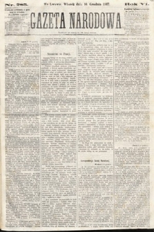 Gazeta Narodowa. 1867, nr 285