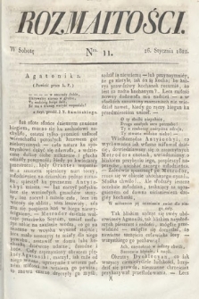 Rozmaitości : oddział literacki Gazety Lwowskiej. 1822, nr 11