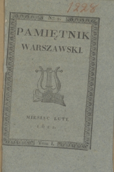 Pamiętnik Warszawski. 1822, T.1, Ner 2 (luty)