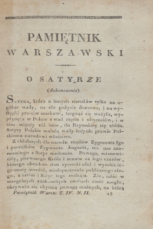 Pamiętnik Warszawski. 1823, T.4, [ner 2] ([luty])