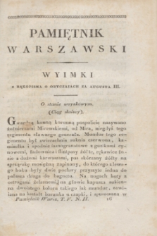 Pamiętnik Warszawski. 1823, T.5, [Ner 2] ([czerwiec])
