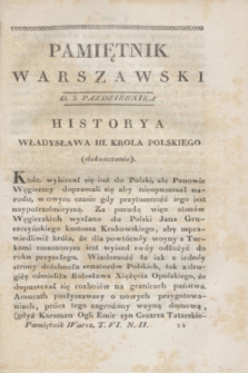 Pamiętnik Warszawski. 1823, T.6, [ner 2] (5 października)