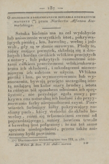 Dziennik Wileński. Nauki Stosowane do Rolnictwa, Rękodzieł, Sztuk, Rzemiosł, Gospodarstwa, i Handlu. T.2 (marzec 1826)