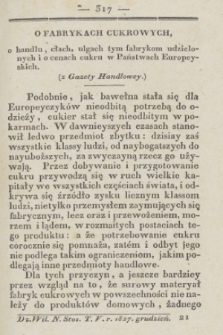 Dziennik Wileński. Nauki Stosowane do Rolnictwa, Rękodzieł, Sztuk, Rzemiosł, Gospodarstwa, i Handlu. T.5, (grudzień 1827) + spis treści