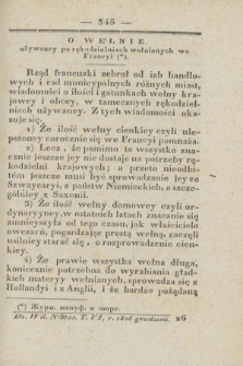 Dziennik Wileński. Nauki Stosowane do Rolnictwa, Rękodzieł, Sztuk, Rzemiosł, Gospodarstwa, i Handlu. T.7 (grudzień 1828)