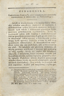 Dziennik Wileński. Historya i Literatura. T.1 (luty 1826)