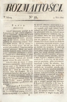 Rozmaitości : oddział literacki Gazety Lwowskiej. 1822, nr 52
