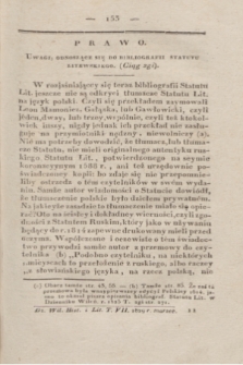 Dziennik Wileński. Historya i Literatura. T.7 (marzec 1829)