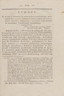 Dziennik Wileński. Historya i Literatura. T.7 (czerwiec 1829) + spis rzeczy