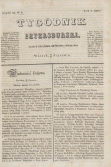 Tygodnik Petersburski : gazeta urzędowa Królestwa Polskiego. R.6, Cz.11, № 4 (27 stycznia 1835)