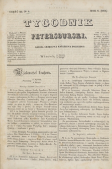 Tygodnik Petersburski : gazeta urzędowa Królestwa Polskiego. R.6, Cz.11, № 8 (10 lutego 1835)