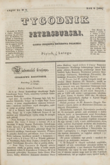 Tygodnik Petersburski : gazeta urzędowa Królestwa Polskiego. R.6, Cz.11, № 9 (13 lutego 1835)